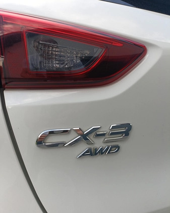 Mazda CX-3 cena 78900 przebieg: 74000, rok produkcji 2017 z Ostrołęka małe 326